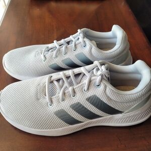 ADIDAS Cloudfoam Comfort Womens Light Gray Sneakers Size 8.5 Athletic Running